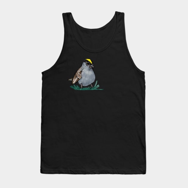 Golden-crowned Sparrow Tank Top by shehitsback